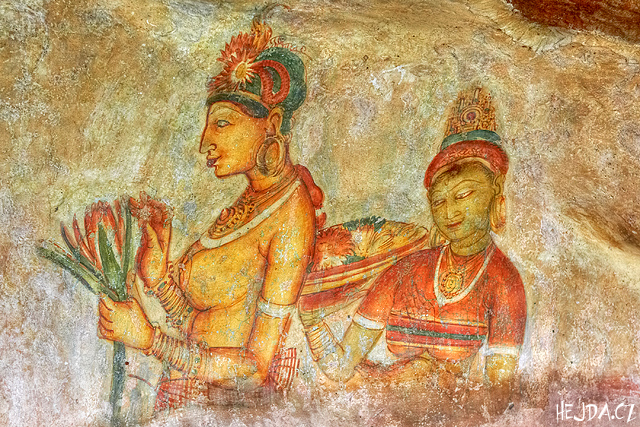 fresky - Sigiriya