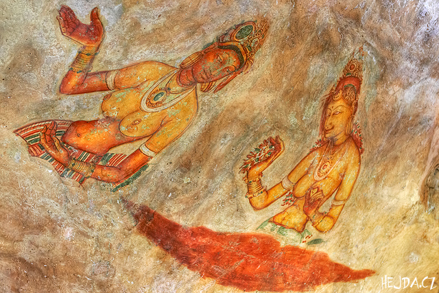 fresky - Sigiriya