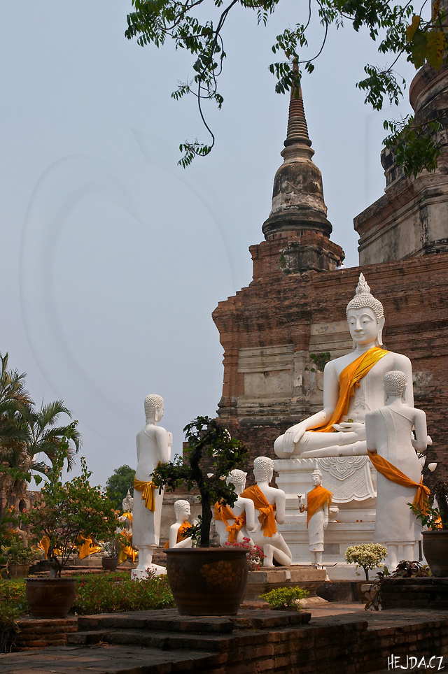 chedi ve Wat Yai Chai