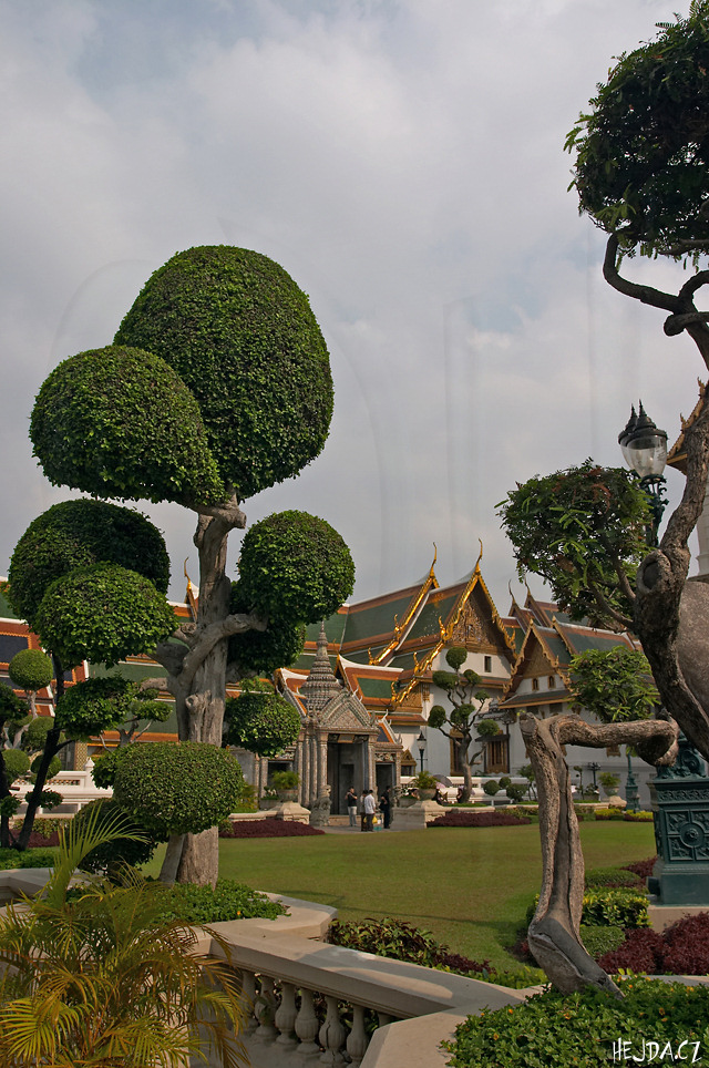 zahrada v Grand Palace